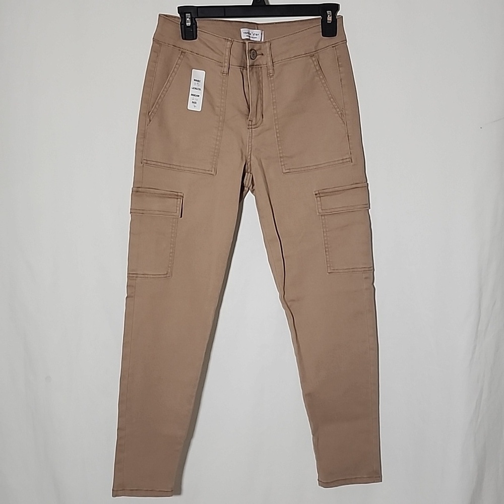 Vanilla Star Men's Khaki Cargo Pants